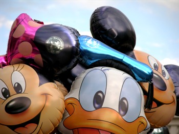 This photo of balloons of favorite Walt Disney characters - Mickey and Minnie Mouse and Donald Duck - was taken by photographer Arkos Arkoulis from Veria, Greece.